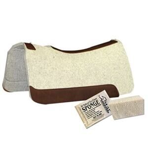 5 Star Equine 7/8" Thick Wool Western Saddle Pad The All Around 30x30 Open Box
